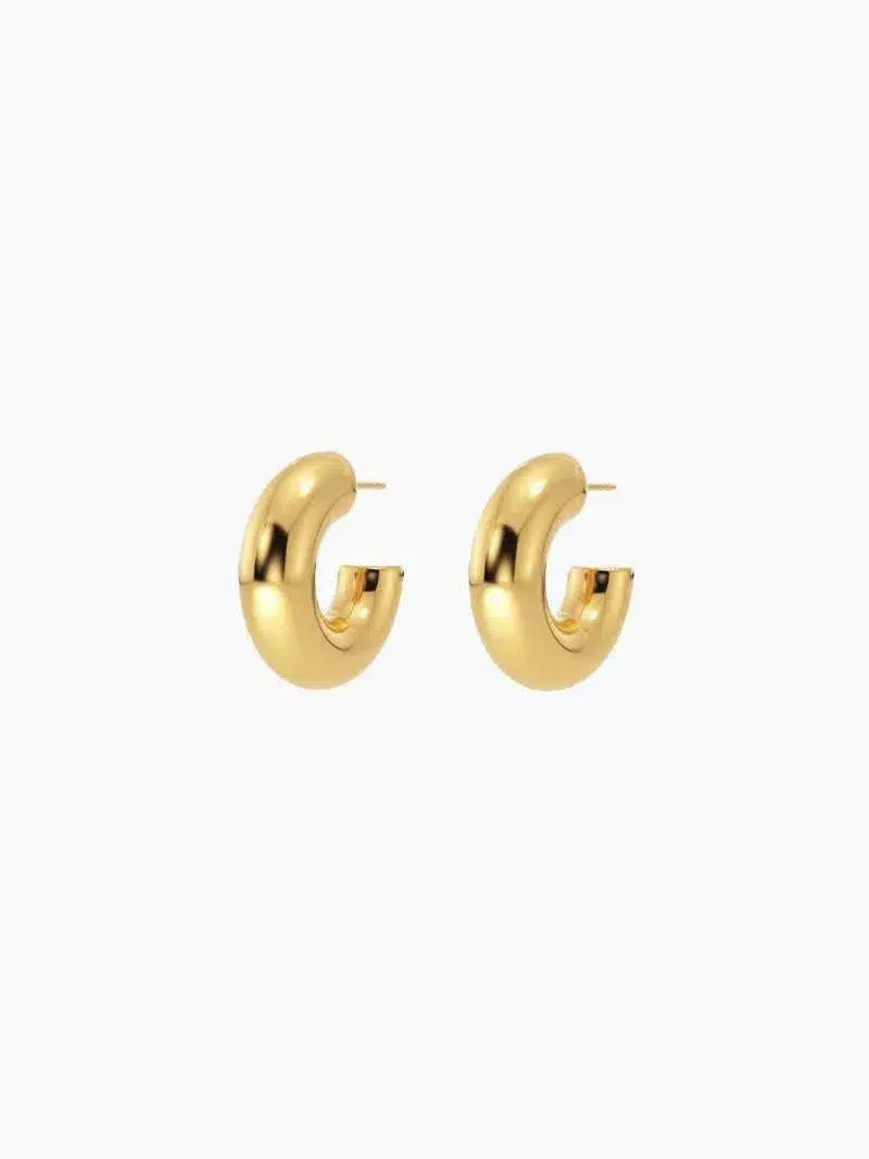 Amore – Chunky design – Hoop earrings-10173354639687-Ivory Ombre