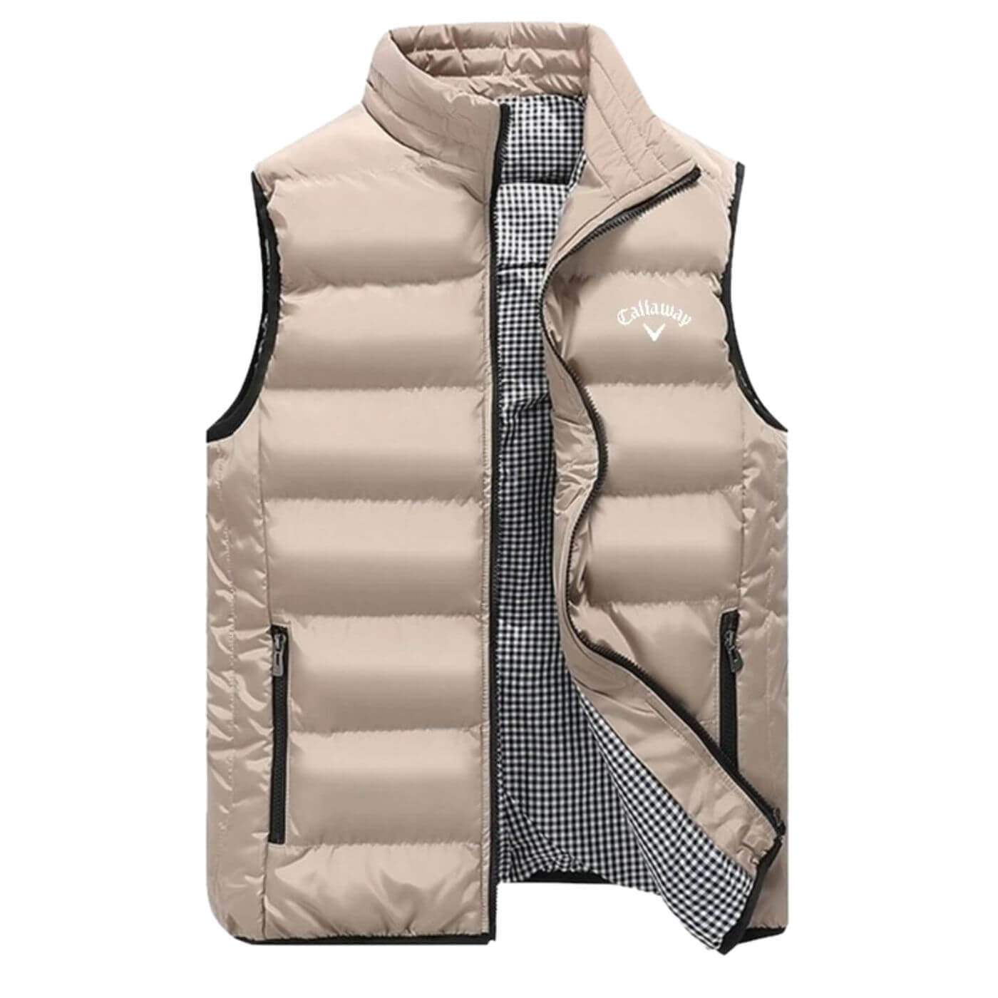 Bravetto – Quilted warmth – Puffer gilet-10174852301127-Ivory Ombre