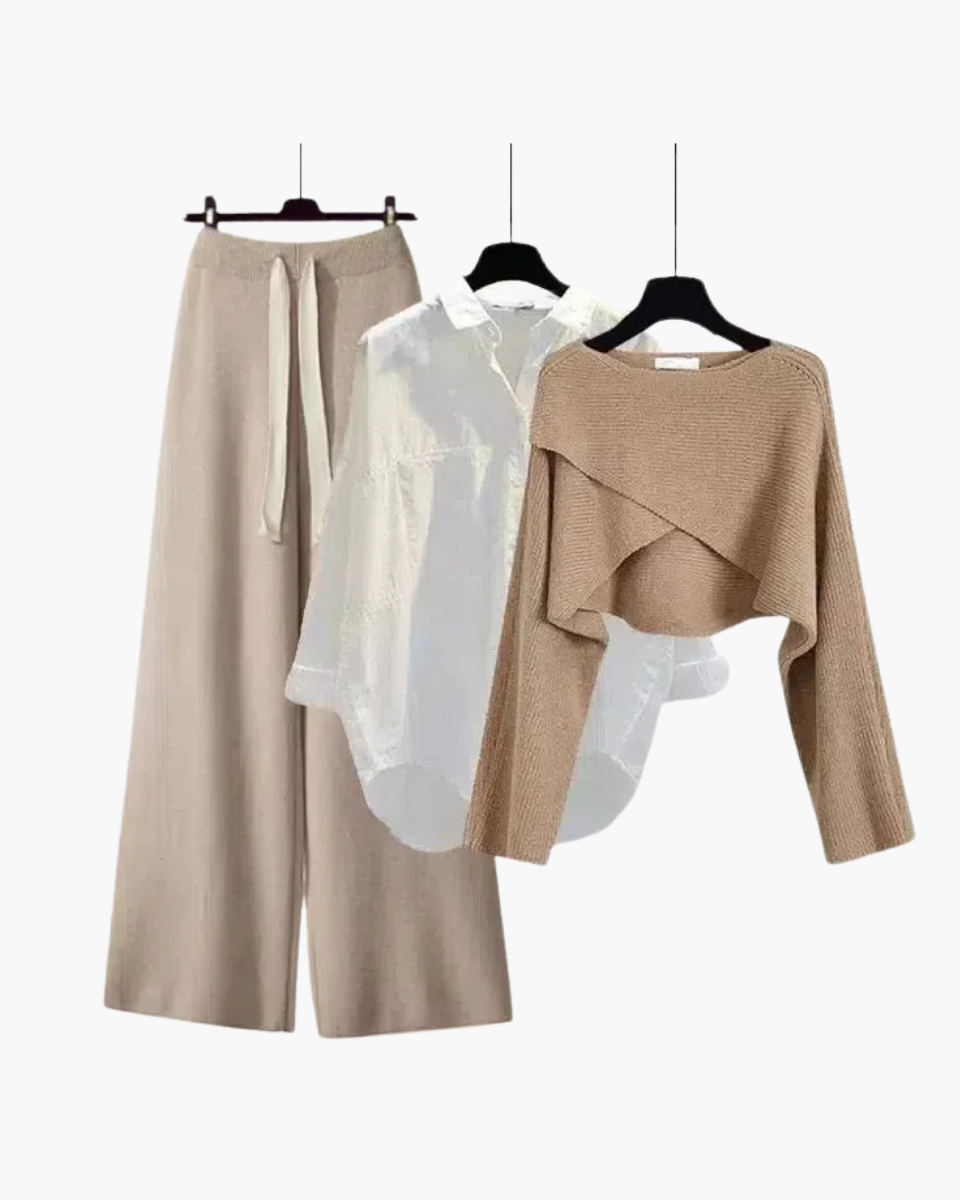 Chloé – Relaxed fit – Three-piece ensemble-10174755504455-Ivory Ombre