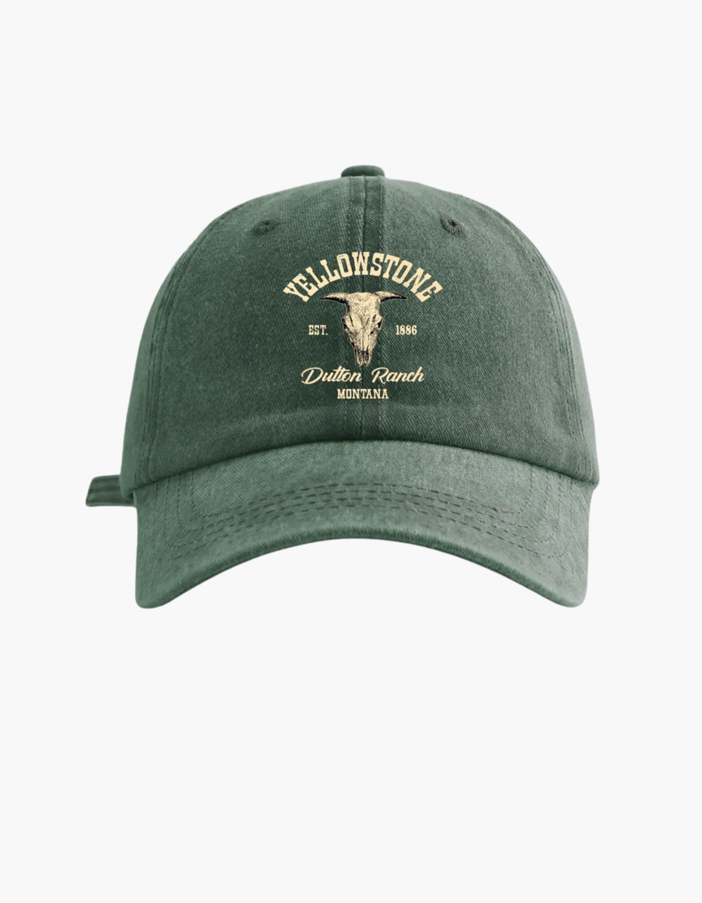 Duramont – Western ranch – Cotton baseball cap-10174849974599-Ivory Ombre
