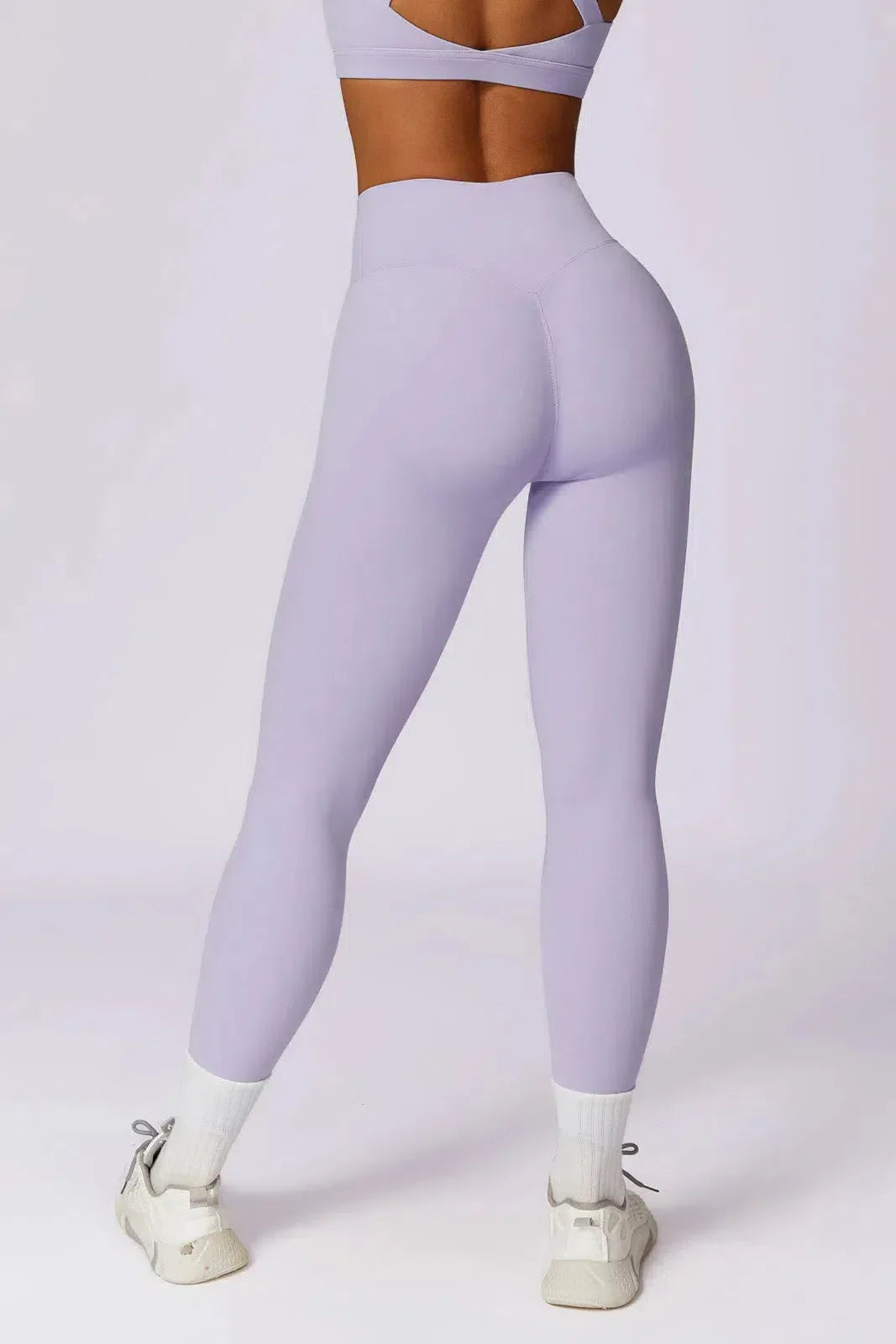 Galilea – High-waisted fit – Workout tights-10174783586631-Ivory Ombre