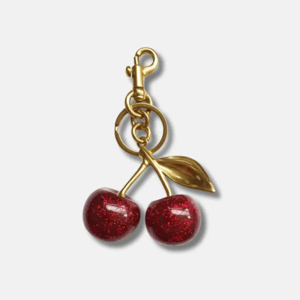 Hard Cherry – Bold design – Bag charm-10174667751751-Ivory Ombre
