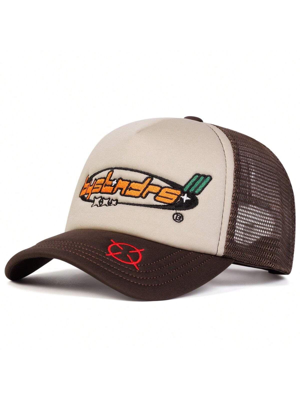 Hybrento – Retro tech – Mesh trucker cap-10174850335047-Ivory Ombre