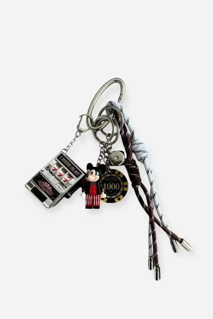 Lucky Slot – Playful design – Bag charm-10174674338119-Ivory Ombre