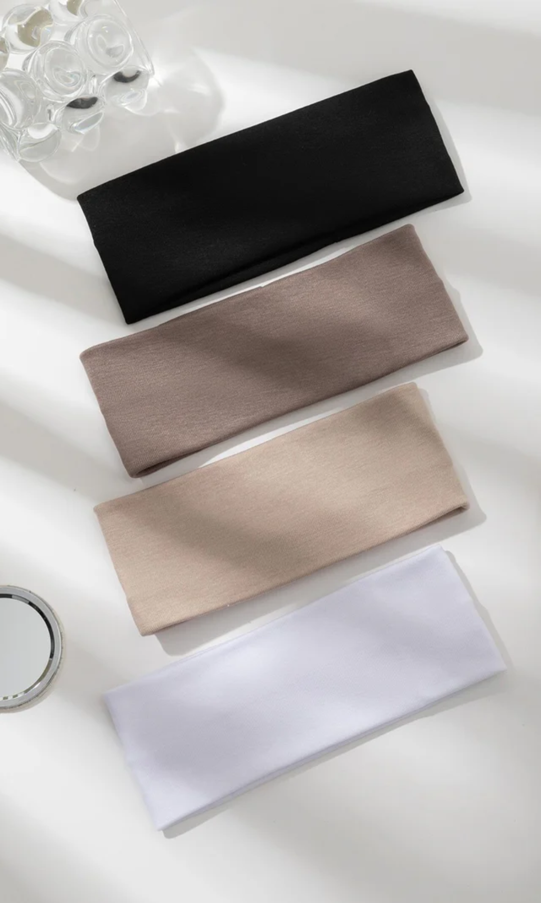 Nuvetta – Soft stretch – Headband set-10174848926023-Ivory Ombre