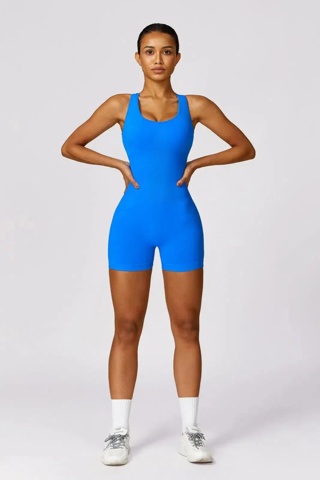 Ophelia – Hollow back – Sleeveless jumpsuit-10174775198023-Ivory Ombre