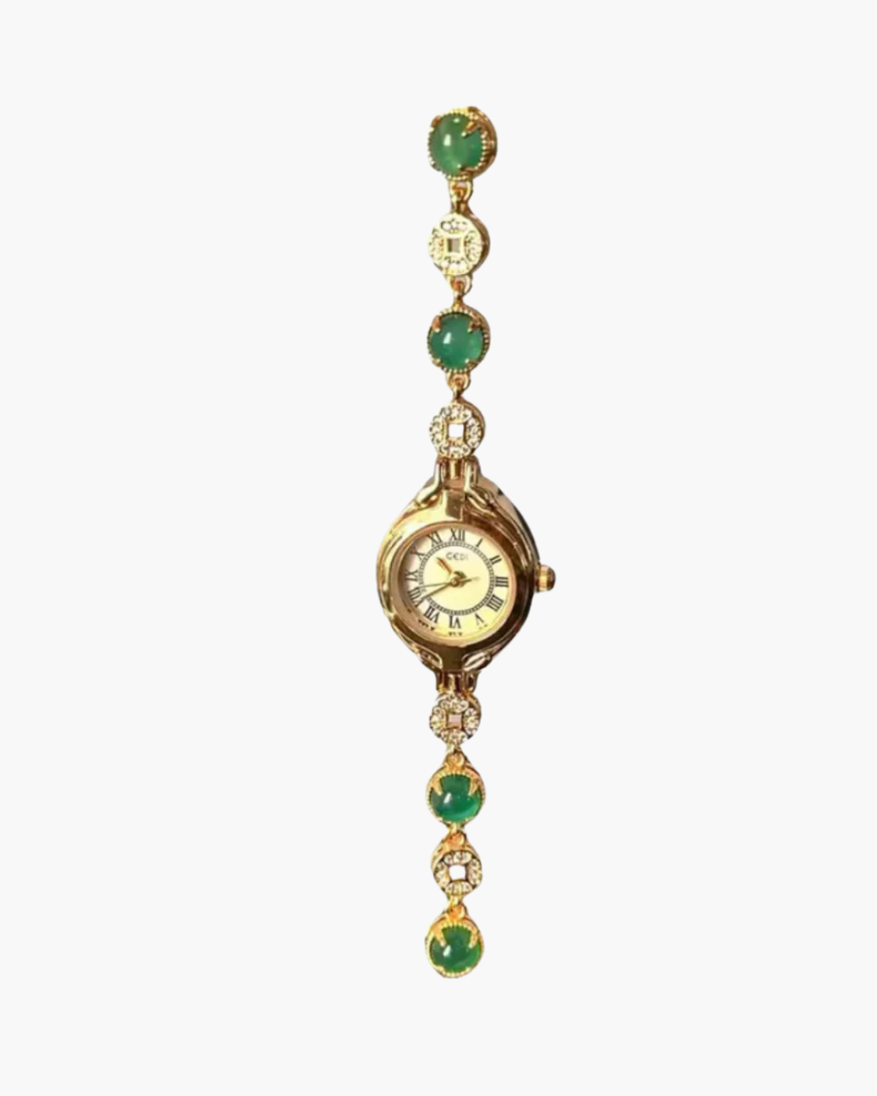 Valeria Émeraude – Vintage-inspired style – Bracelet watch-10173355753799-Ivory Ombre