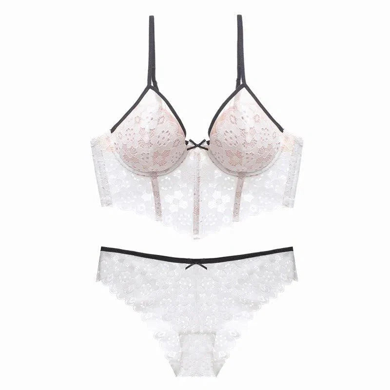 Amadeline – Cupped cami – Lingerie set-10174860984647-Ivory Ombre