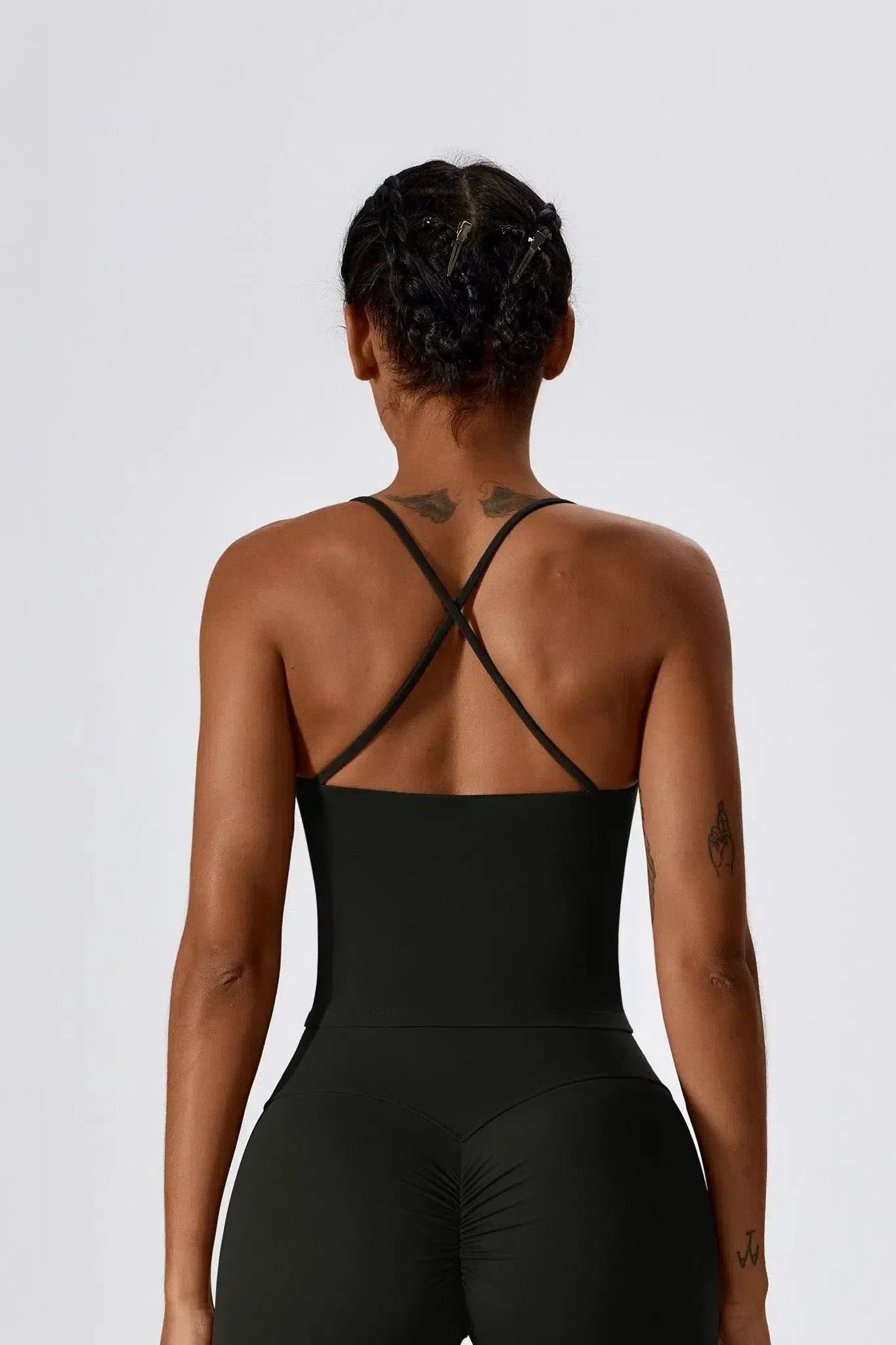 Amihan – Scoop neckline – Gymwear top-10174780473671-Ivory Ombre