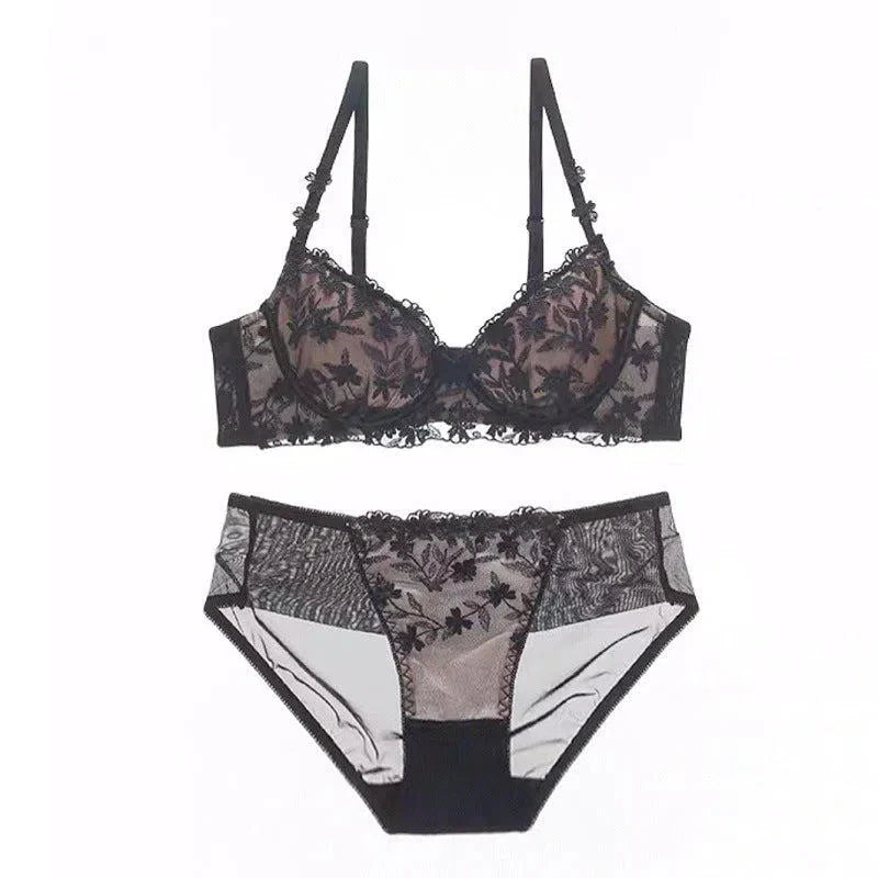 Amorette – Floral push-up – Lingerie set-10174861902151-Ivory Ombre