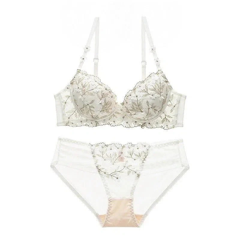 Amorette – Floral push-up – Lingerie set-10174861902151-Ivory Ombre