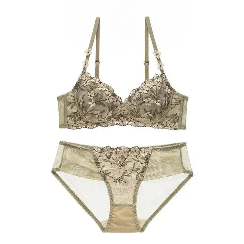 Amorette – Floral push-up – Lingerie set-15138005451136-Santi Vento Atelier