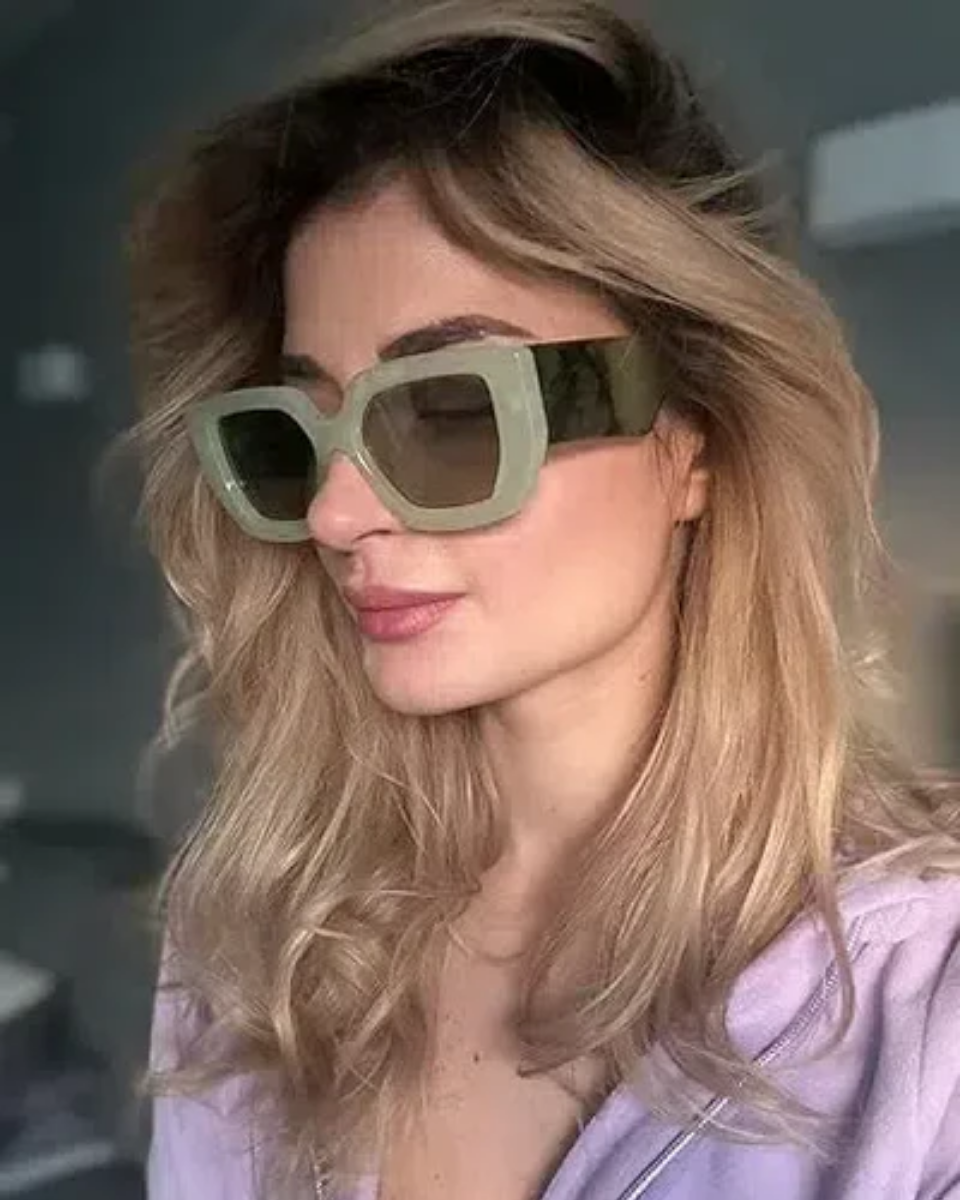 Annalise – UV-protected lenses – Square sunglasses-10173345890631-Ivory Ombre