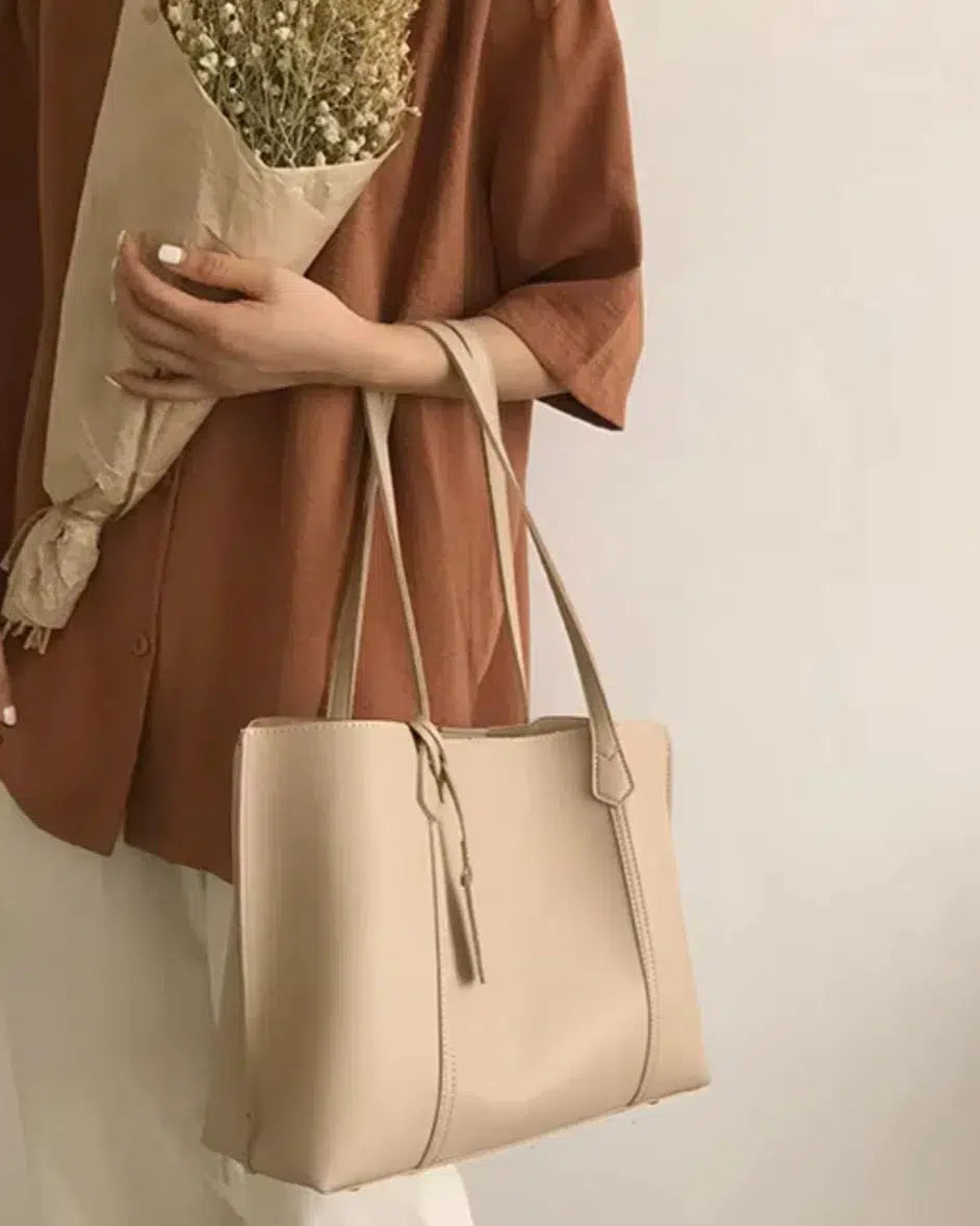 Annelies – Timeless retro design – Tote bag-10174666801479-Ivory Ombre