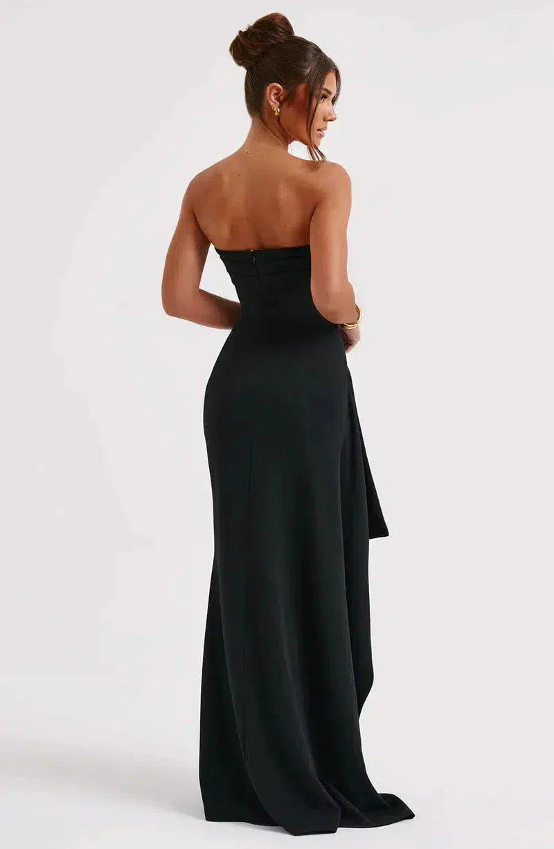 Arcadia – Thigh-high split – Maxi dress-10174727782727-Ivory Ombre