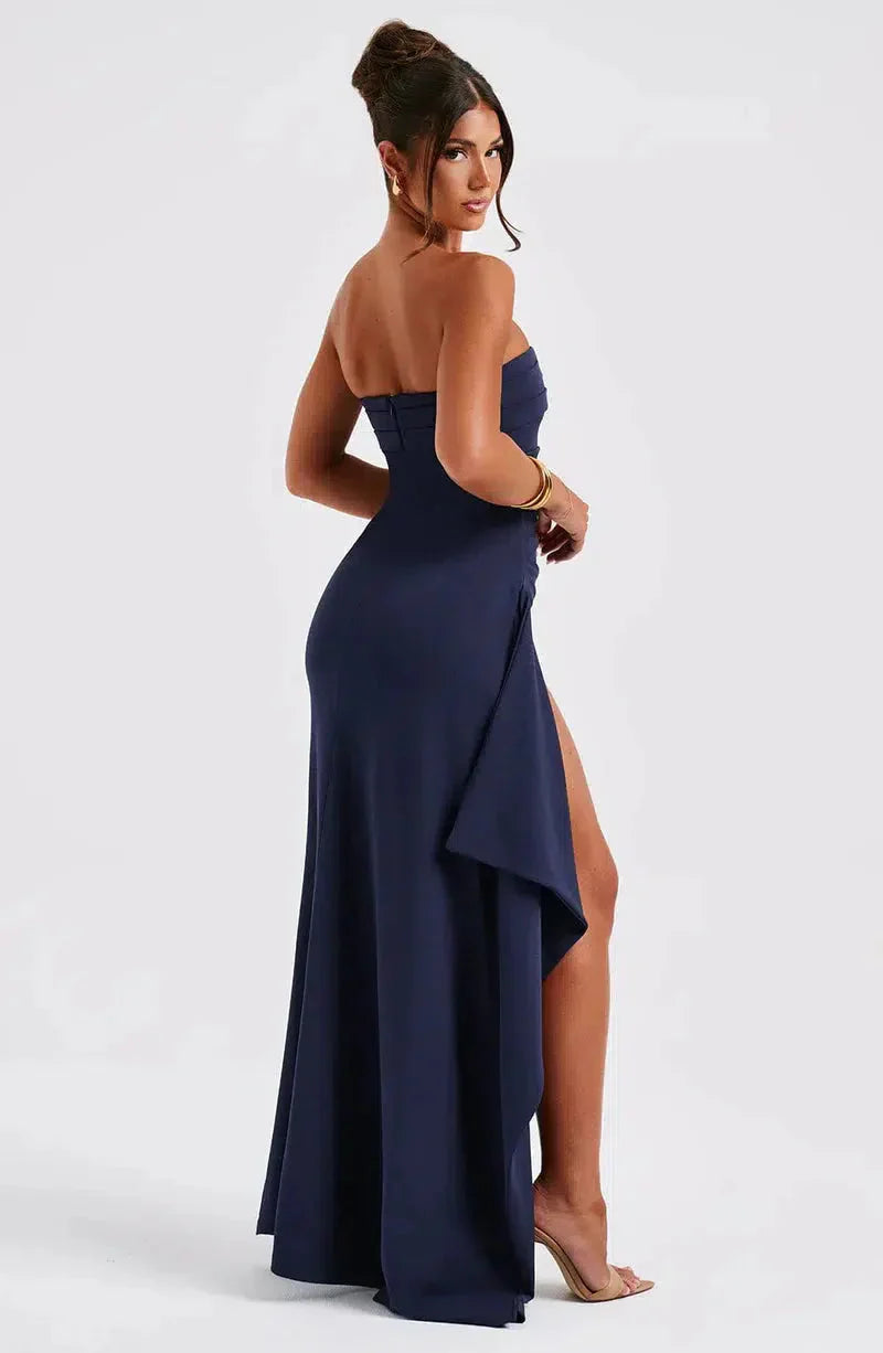Arcadia – Thigh-high split – Maxi dress-10174727782727-Ivory Ombre