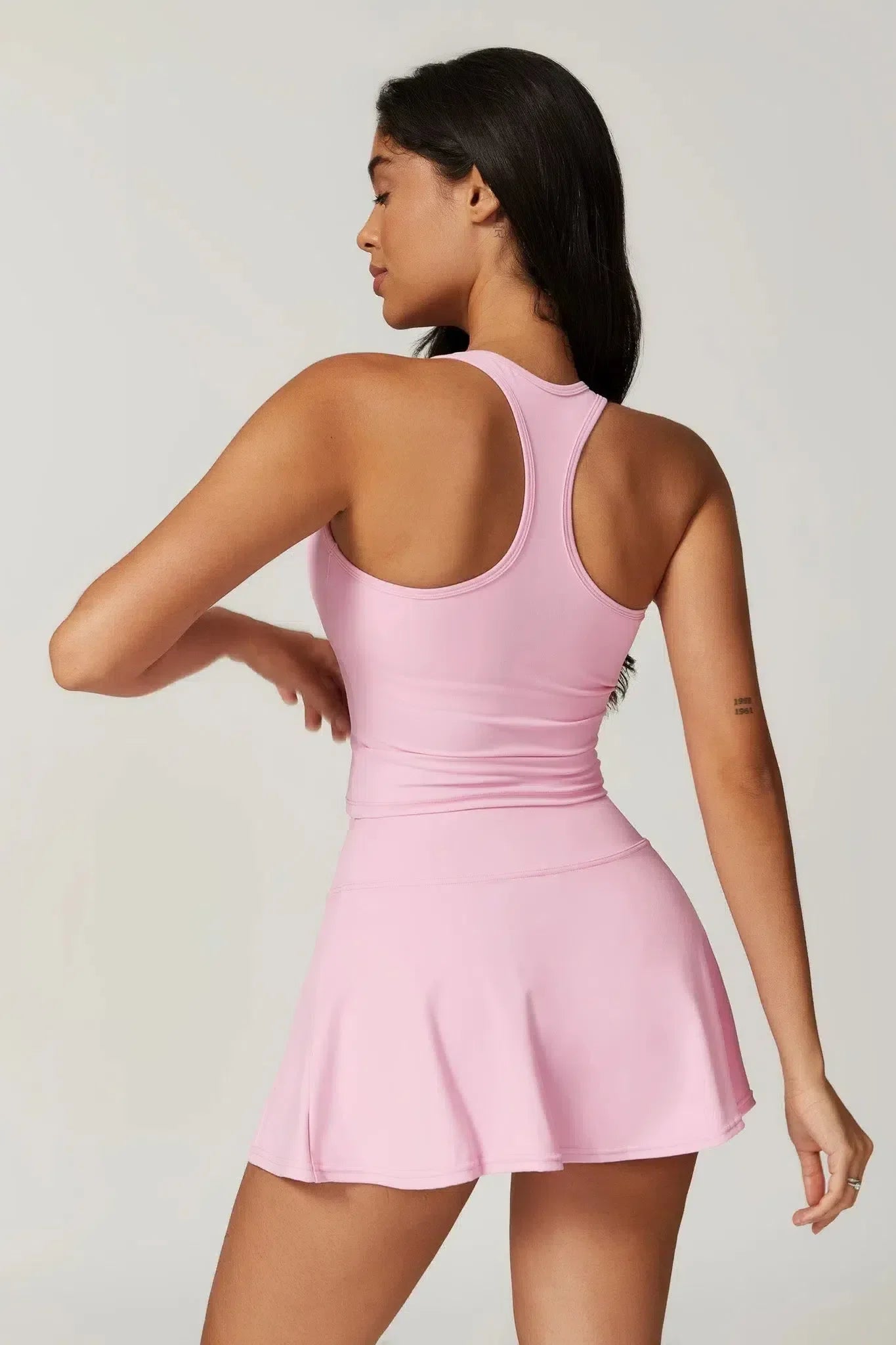 Arielle – Sporty design – Mini skirt-10174783226183-Ivory Ombre
