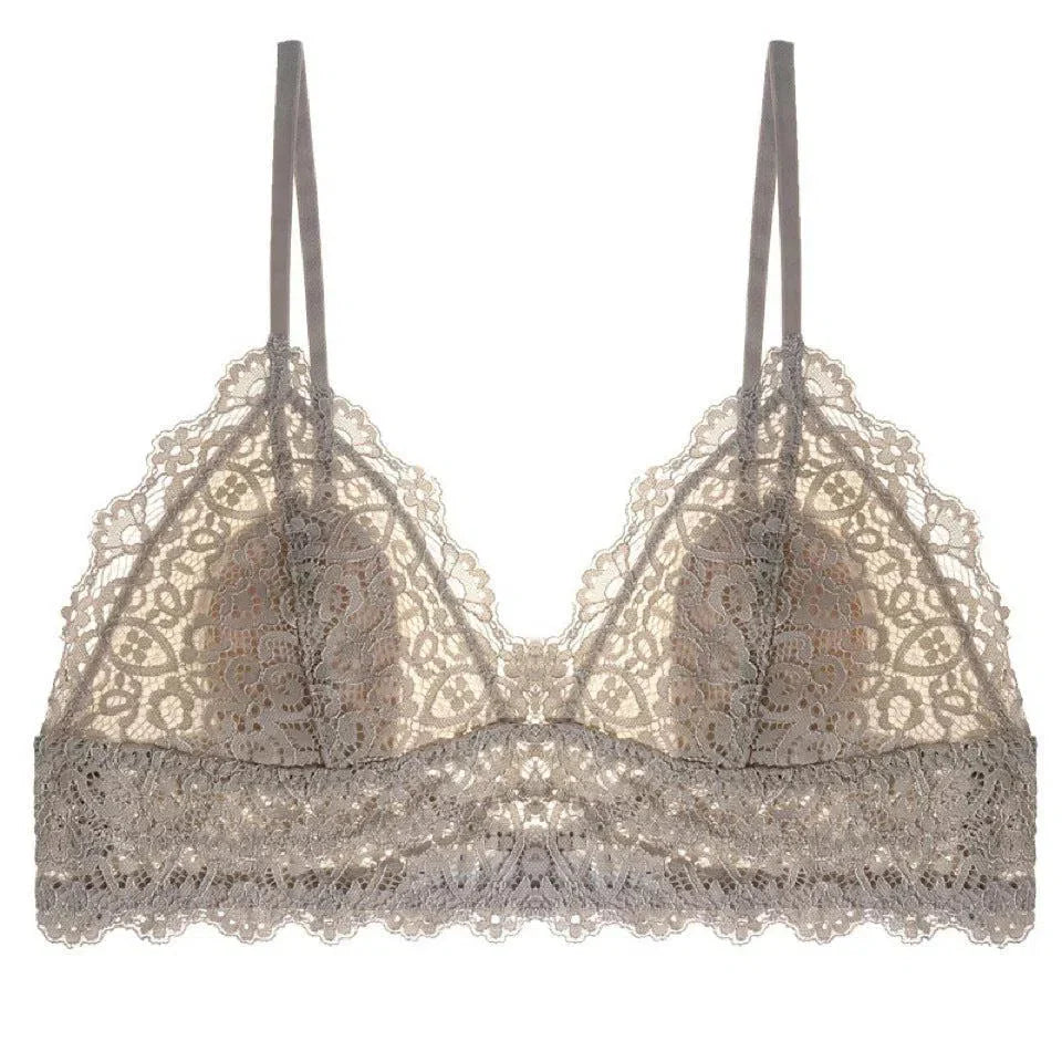 Avelia – Spaghetti strap lace – Bralette-10174862131527-Ivory Ombre