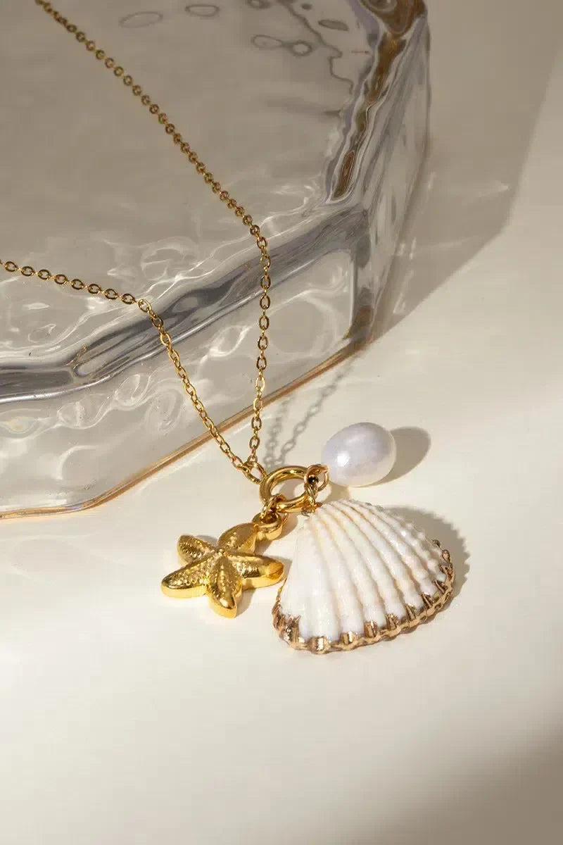 Avenya – Starfish pearl – Necklace-10173355032903-Ivory Ombre