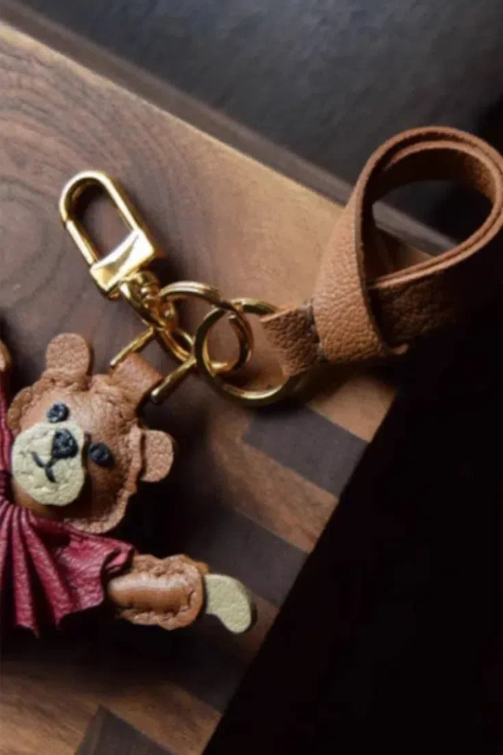 Ballet Bear – Graceful design – Bag charm-10174674731335-Ivory Ombre