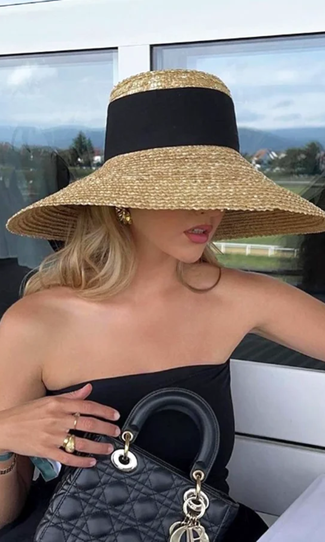Bellavue – Band chic – Straw hat-10174849057095-Ivory Ombre