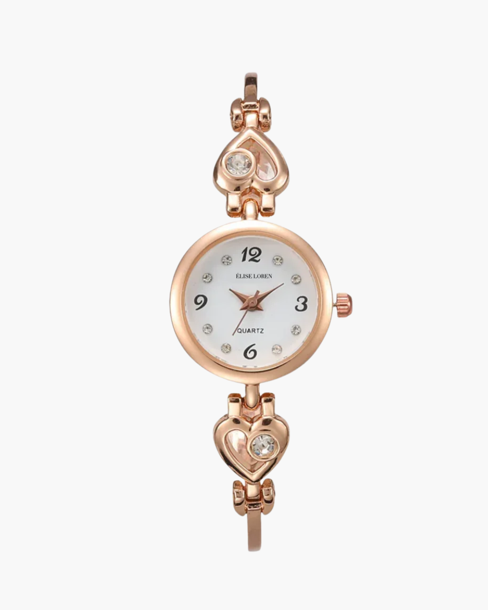 Bellina Amour – Heart-inspired design – Bracelet watch-10173357457735-Ivory Ombre