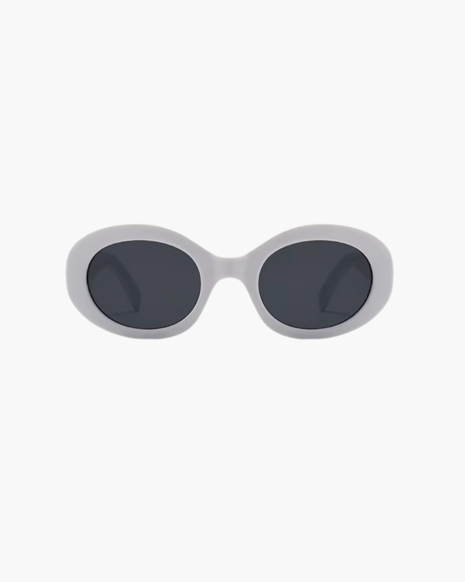 Belluna – Vintage oval design – Sunglasses-10173345694023-Ivory Ombre