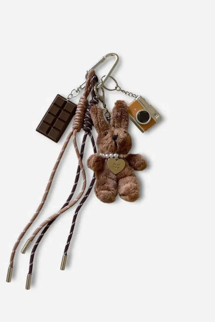Bunny – Cute design – Bag charm-10174677582151-Ivory Ombre
