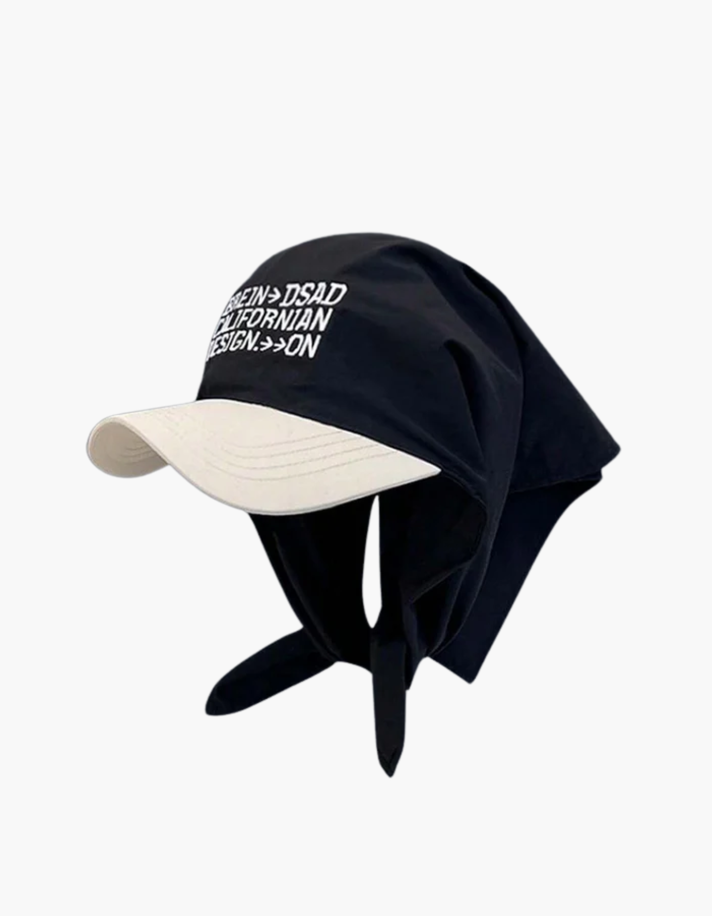 Calivento – Sunshield design – Tie-back baseball cap-10174850072903-Ivory Ombre