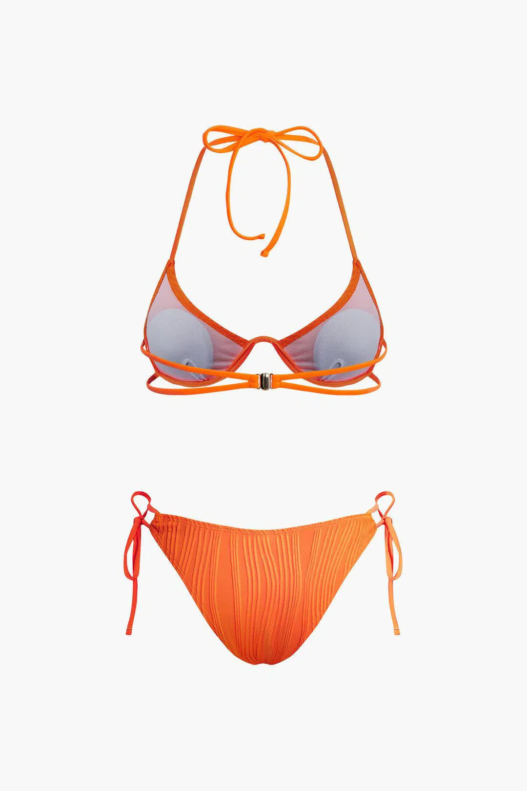 Calyne – Elegant design – Ruched bikini set-10174712250695-Ivory Ombre