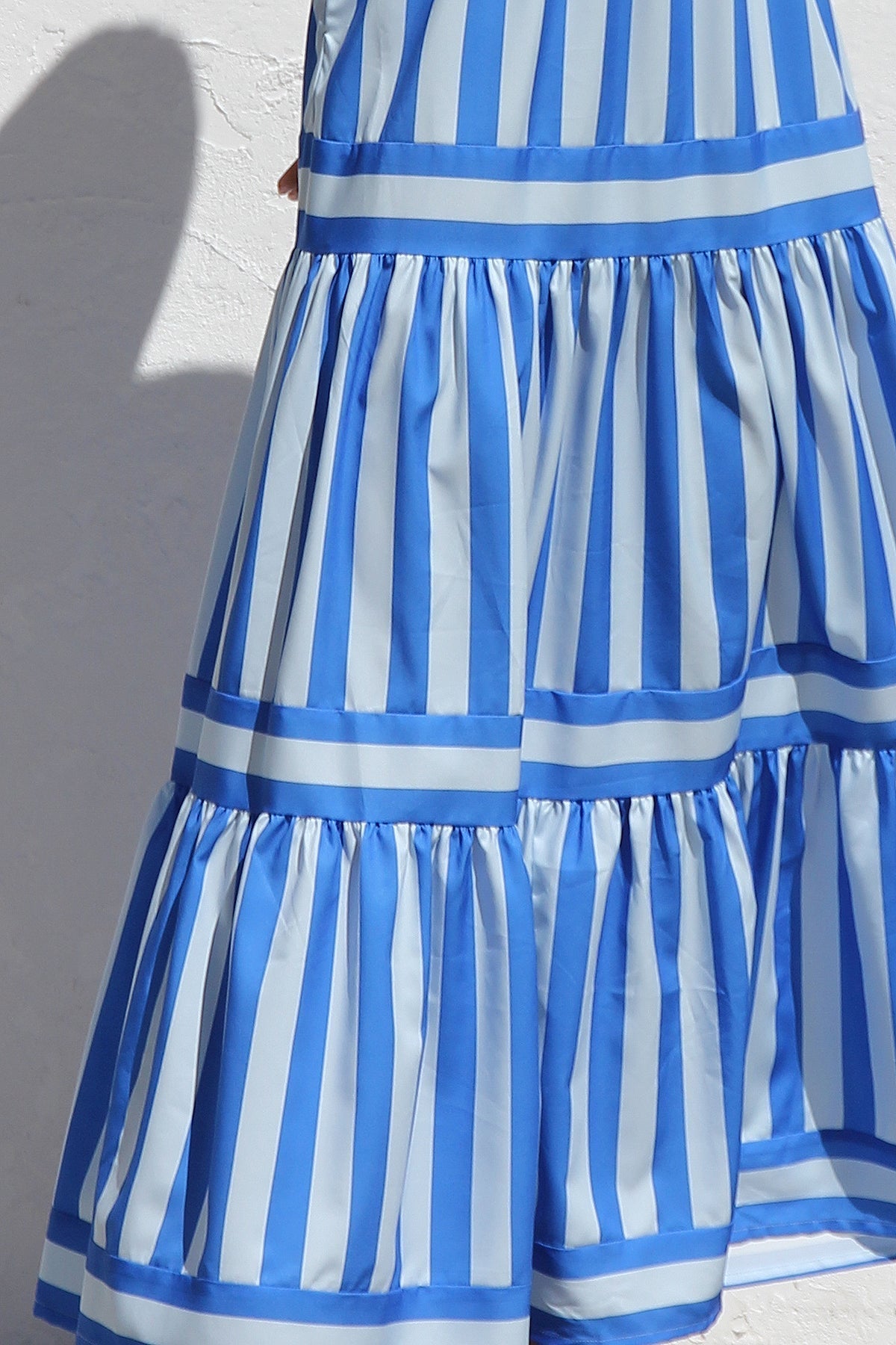 Candessa – Candy stripe flow – Maxi dress-10174735614279-Ivory Ombre
