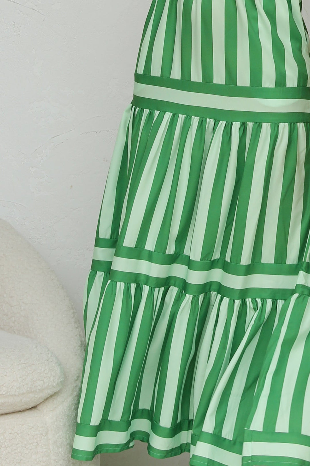 Candessa – Candy stripe flow – Maxi dress-10174735614279-Ivory Ombre