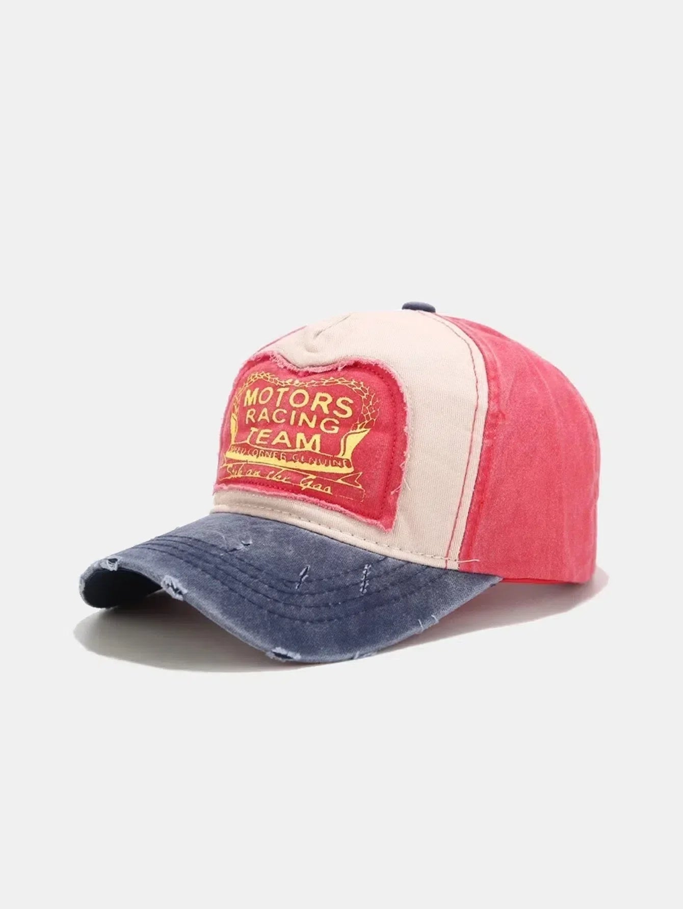 Caprisa – Washed slogan – Baseball cap-10174659952967-Ivory Ombre