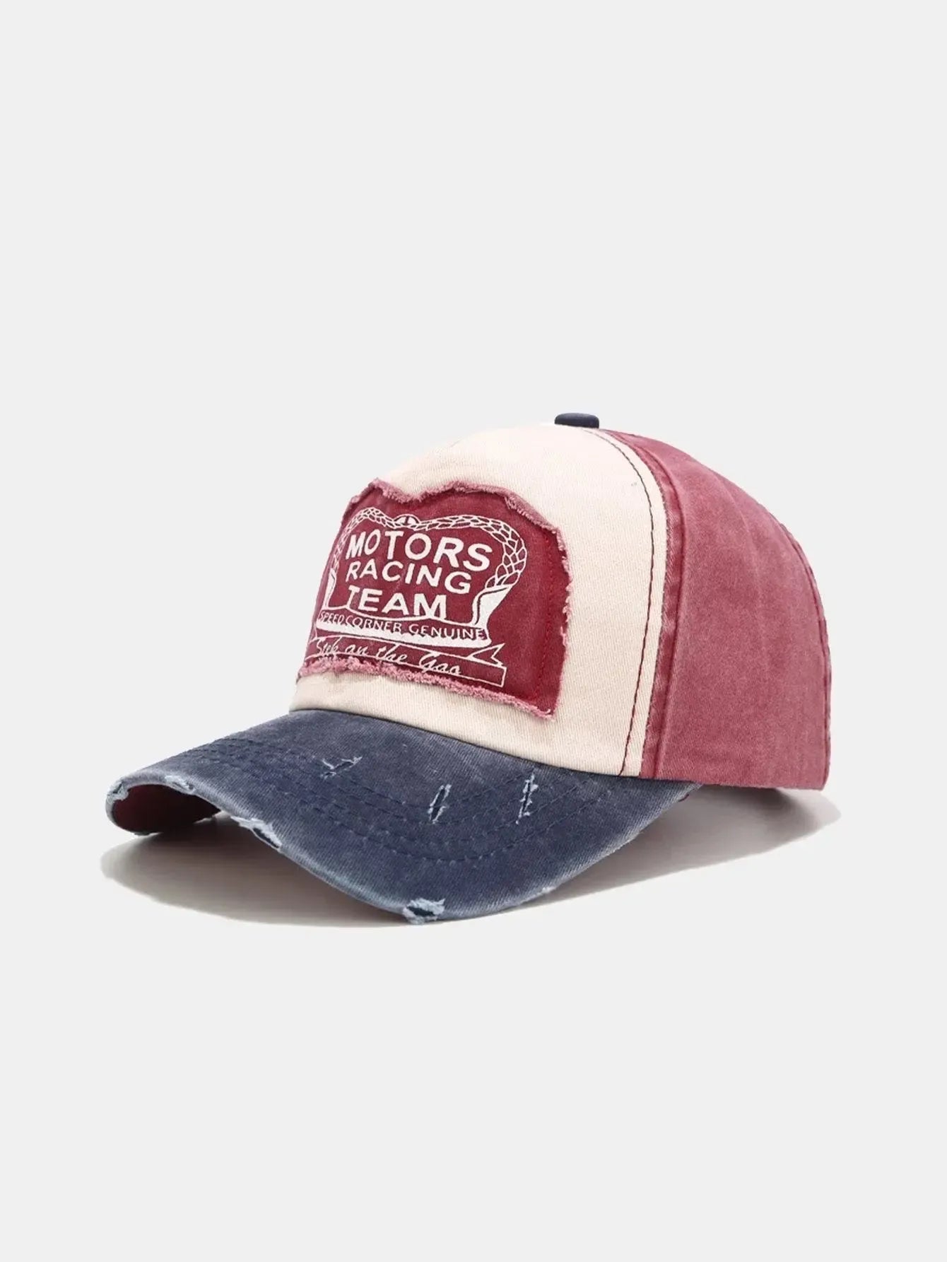 Caprisa – Washed slogan – Baseball cap-10174659952967-Ivory Ombre