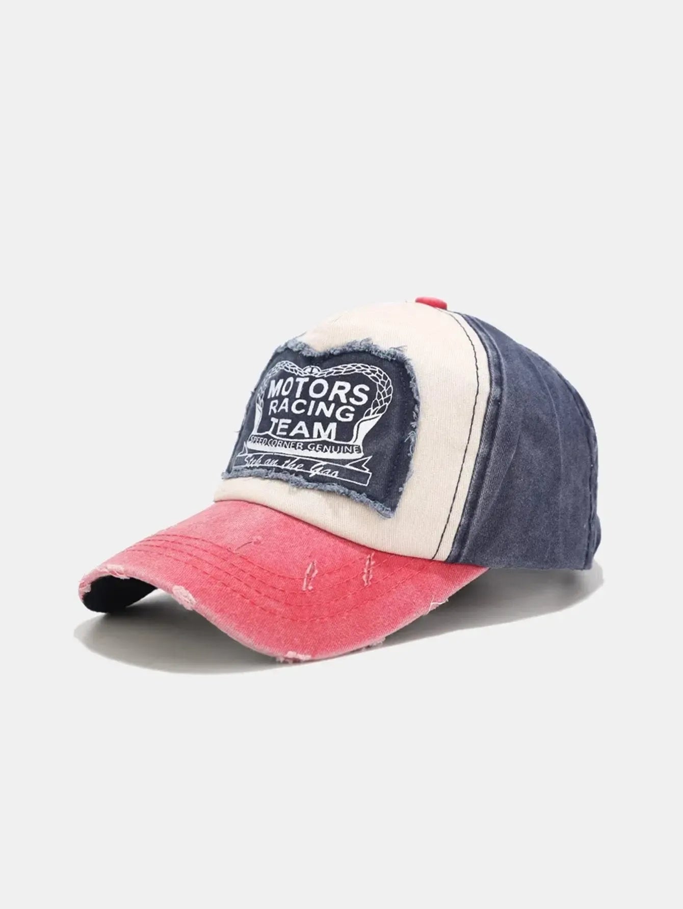 Caprisa – Washed slogan – Baseball cap-10174659952967-Ivory Ombre