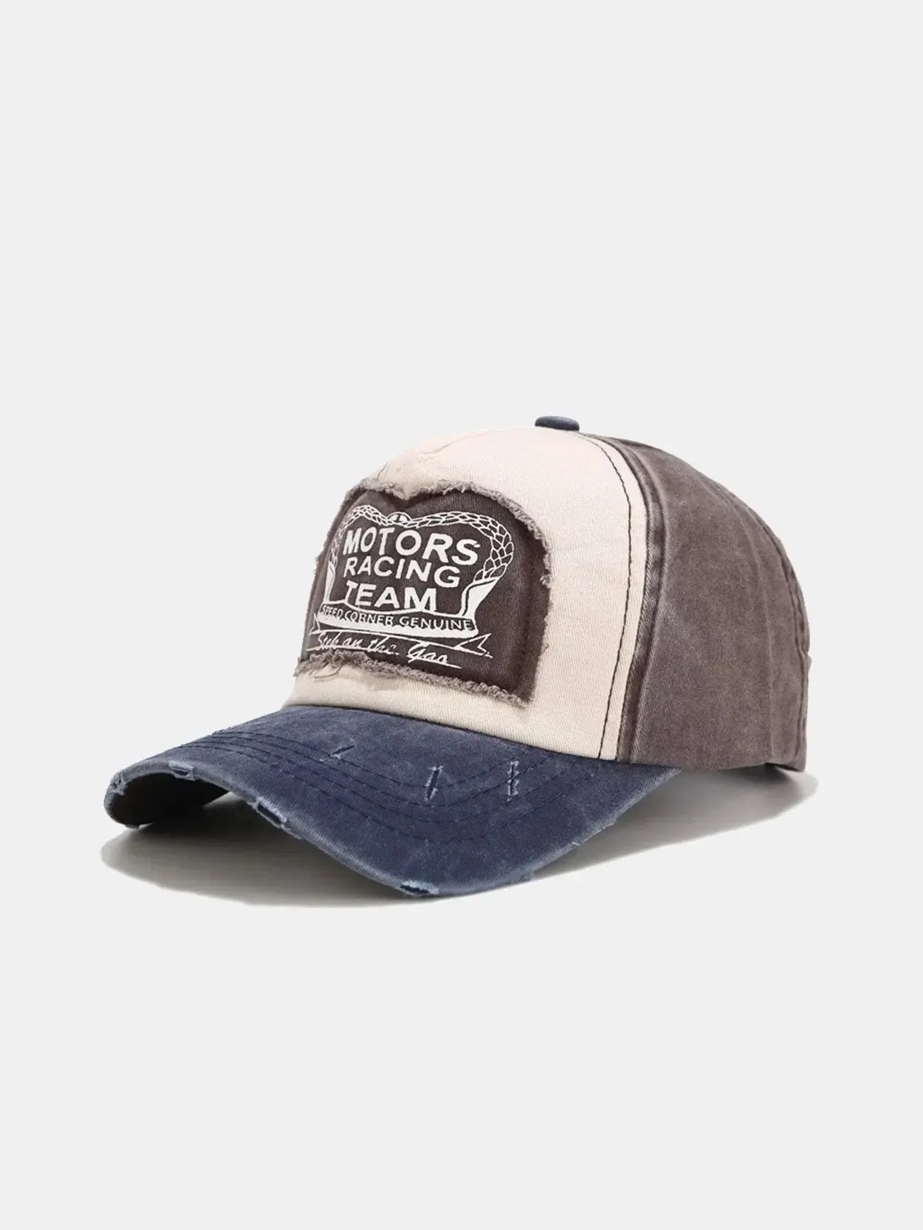 Caprisa – Washed slogan – Baseball cap-10174659952967-Ivory Ombre