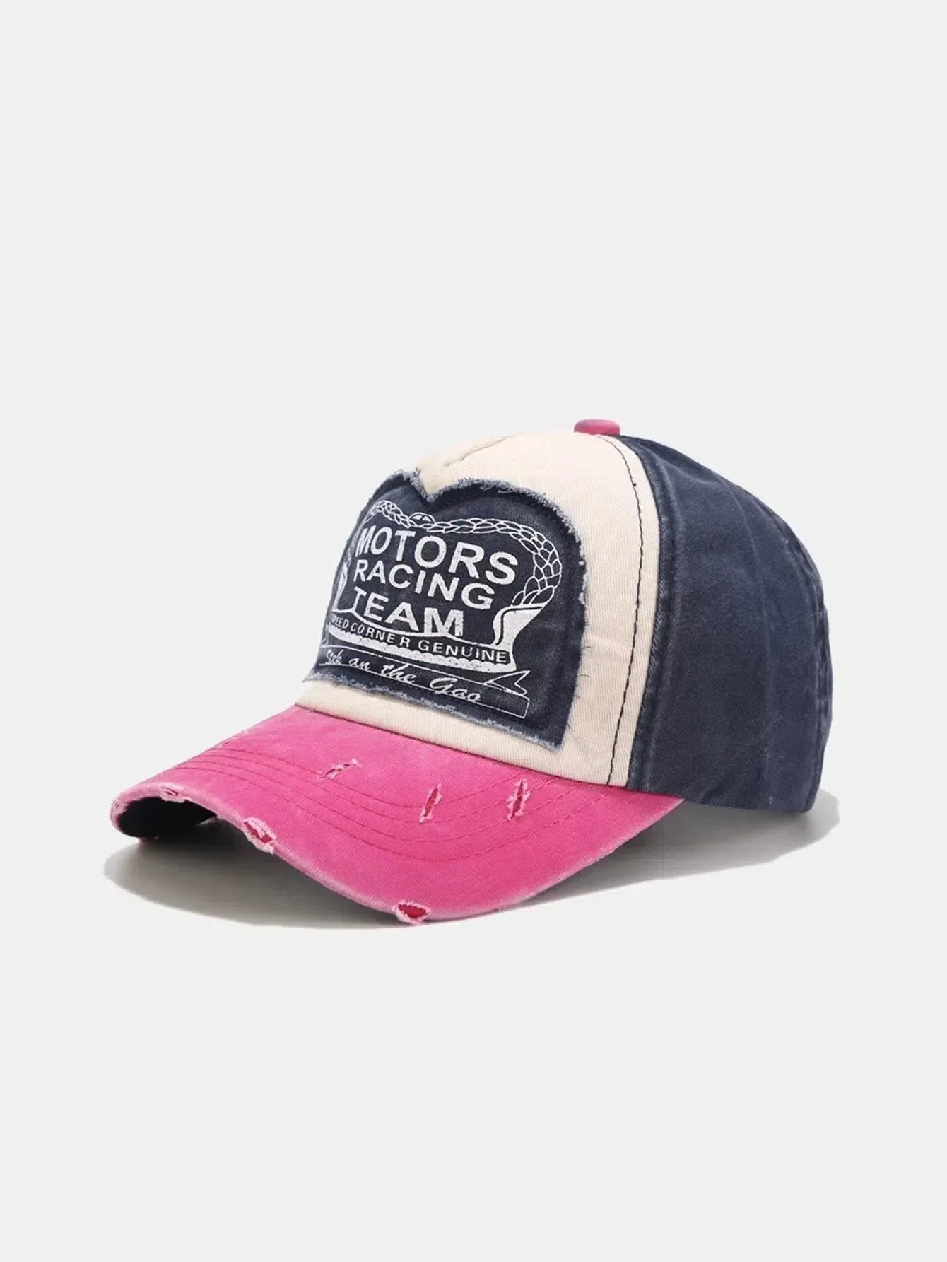 Caprisa – Washed slogan – Baseball cap-10174659952967-Ivory Ombre