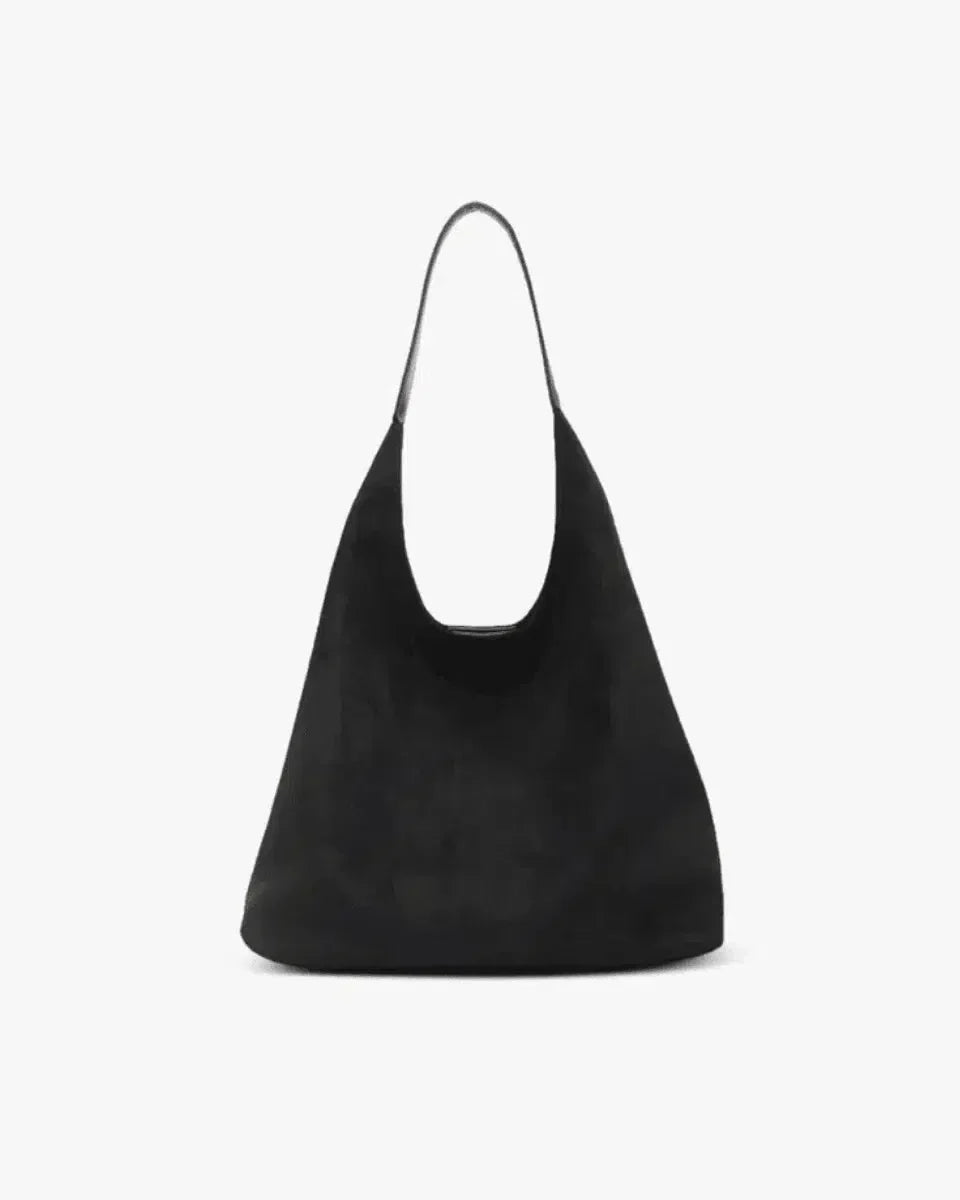 Cassia – Versatile timeless design – Suede bag-10174666637639-Ivory Ombre