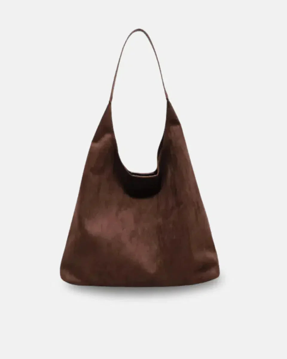 Cassia – Versatile timeless design – Suede bag-10174666637639-Ivory Ombre
