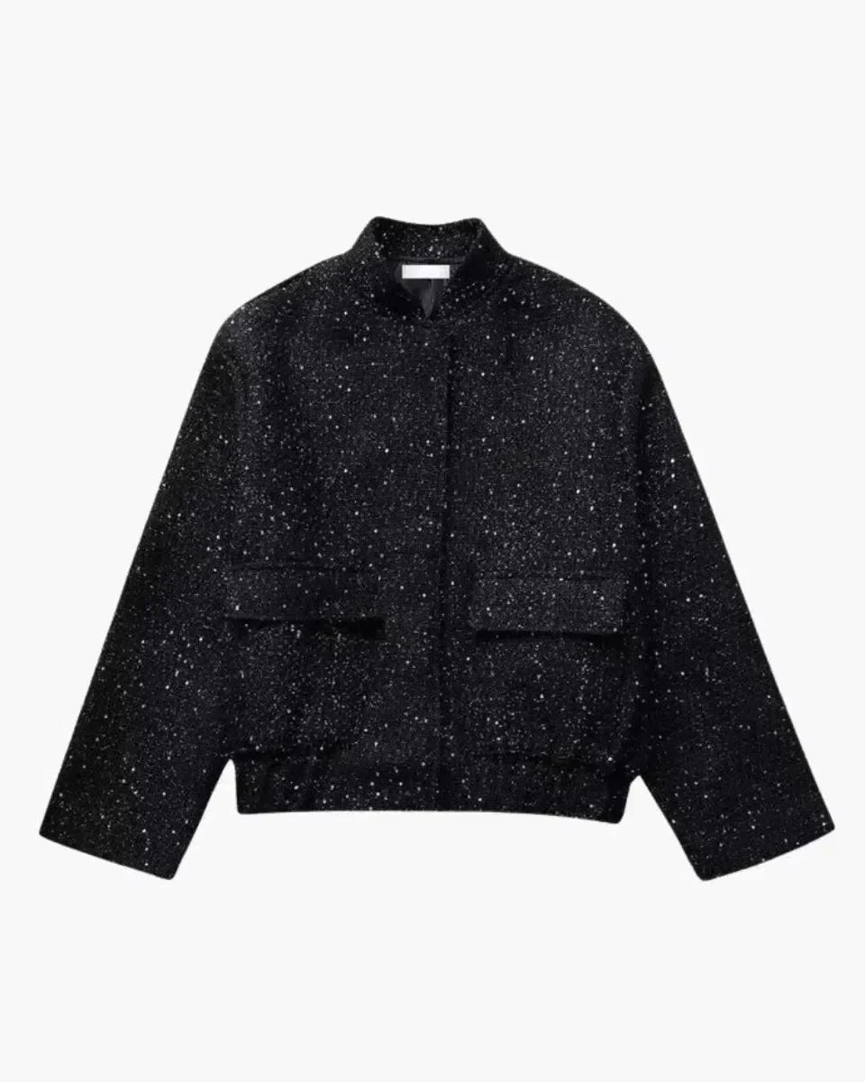 Céleste – Sequin statement – Cropped jacket-15137995653504-Santi Vento Atelier
