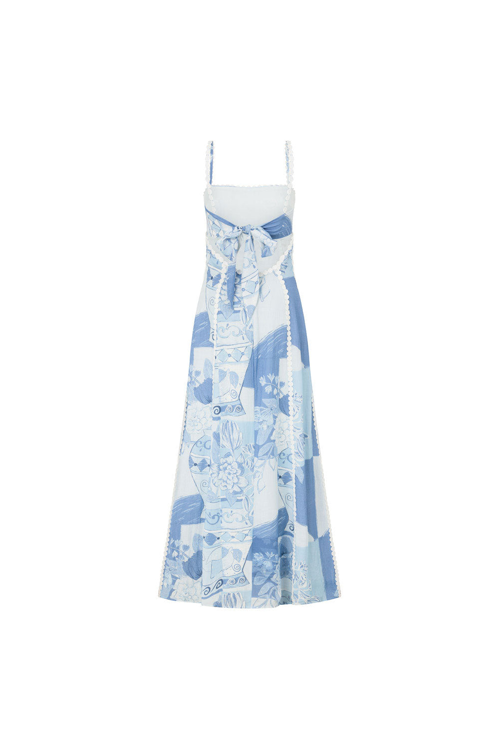 Celestina – Elegant floral print – Maxi dress-10197784592711-Ivory Ombre