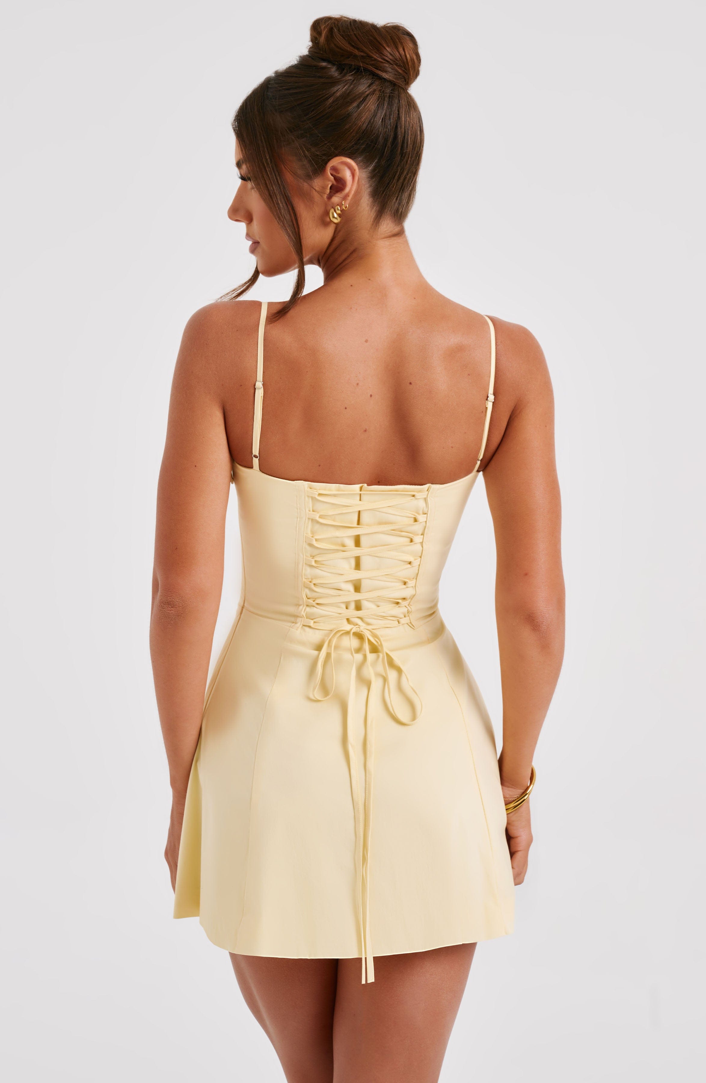 Cerinetta – Corset fit – Mini dress-10174868128071-Ivory Ombre