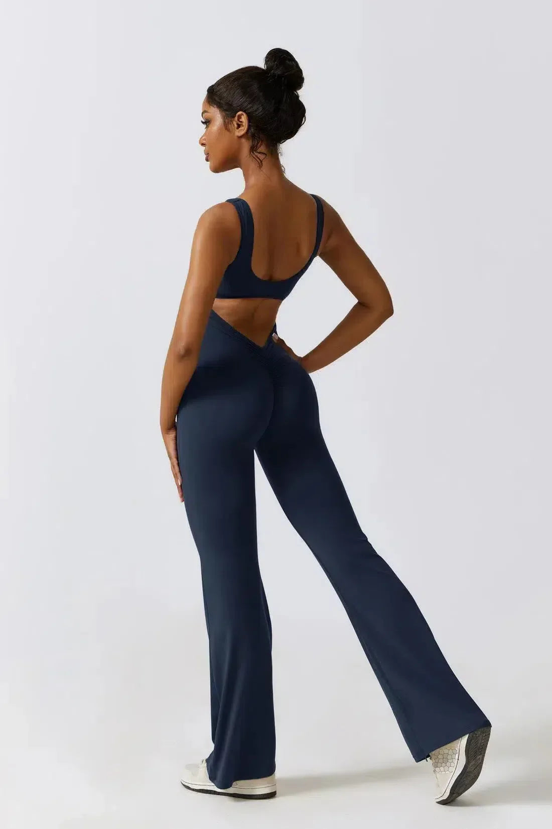 Circe – Sleeveless fit– Activewear jumpsuit-10174779425095-Ivory Ombre
