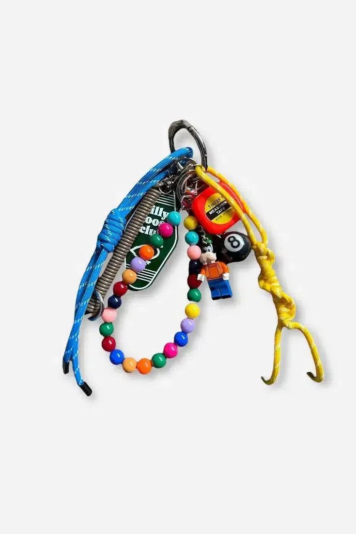 Colorful Goofy – Vibrant design – Bag charm-10174676894023-Ivory Ombre