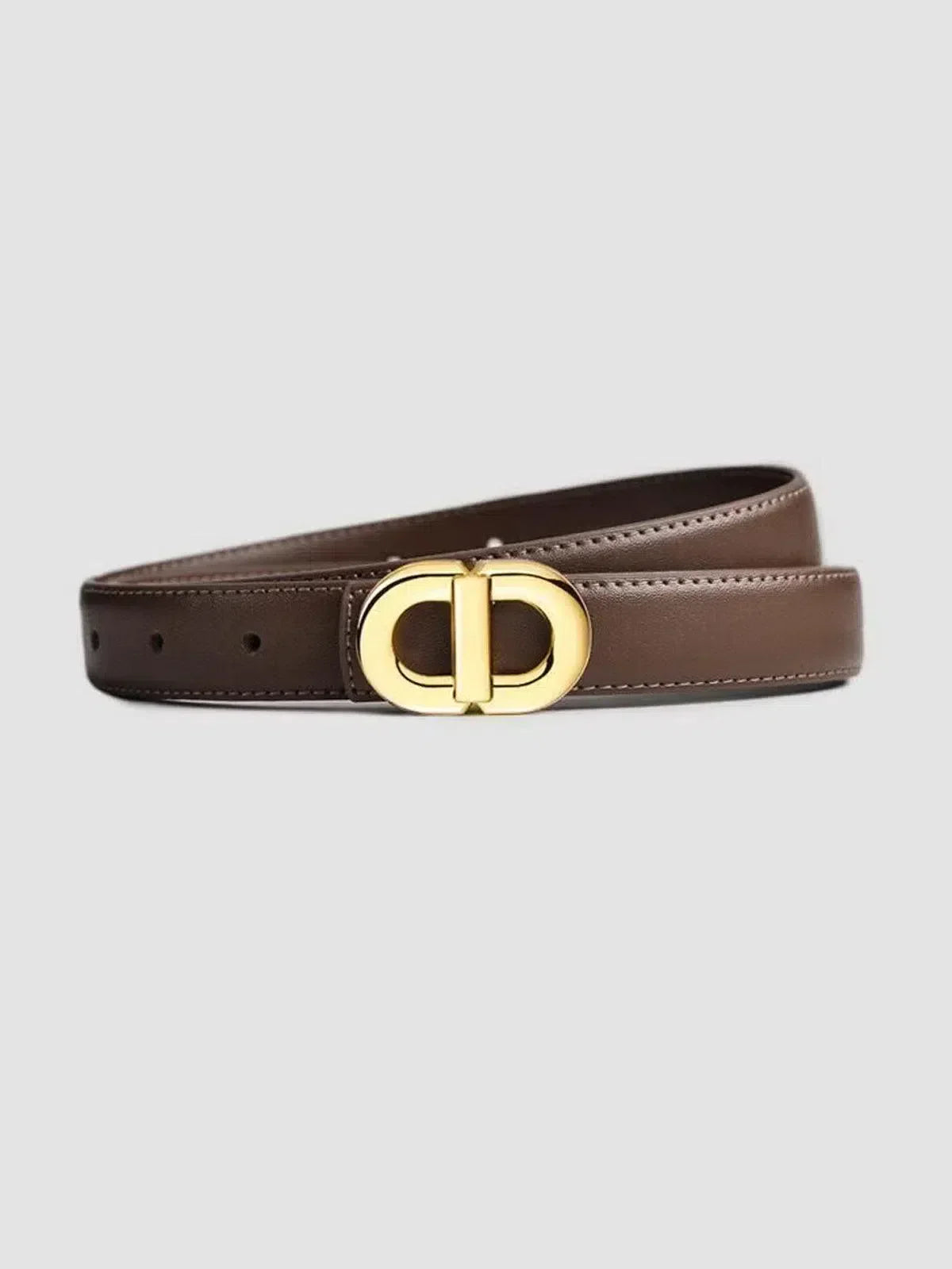 Cosmora – Polished buckle – Belt-10174652154183-Ivory Ombre