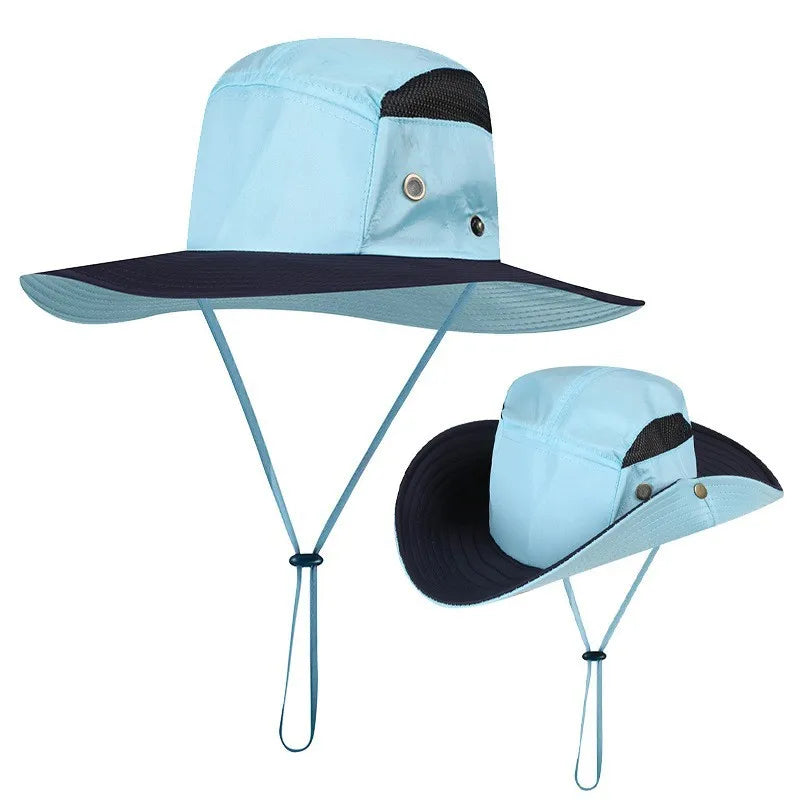 Darian – Embroidered band – Safari fishermans hat-10174850892103-Ivory Ombre