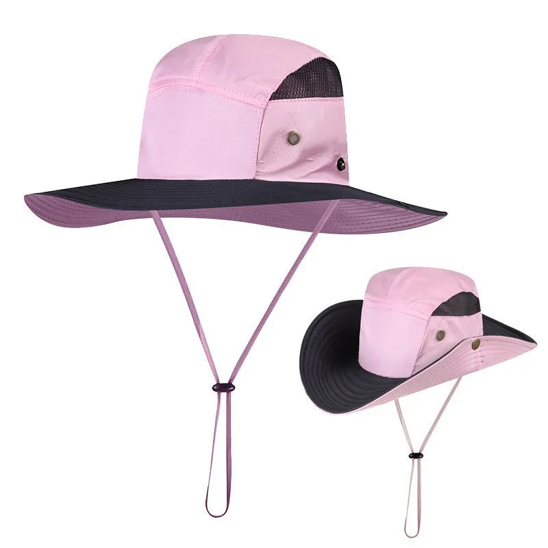 Darian – Embroidered band – Safari fishermans hat-10174850892103-Ivory Ombre