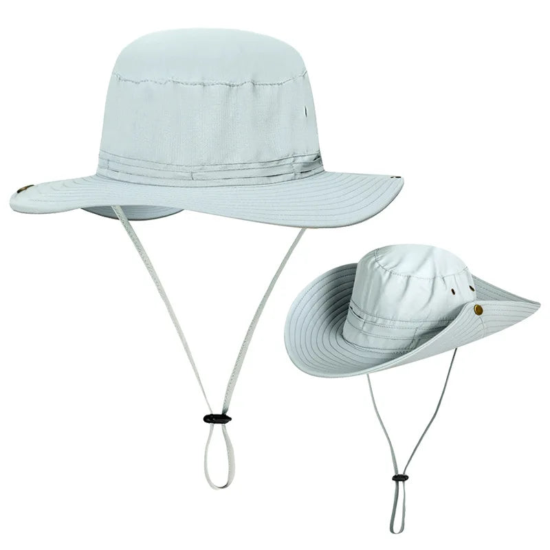 Darian – Embroidered band – Safari fishermans hat-10174850892103-Ivory Ombre