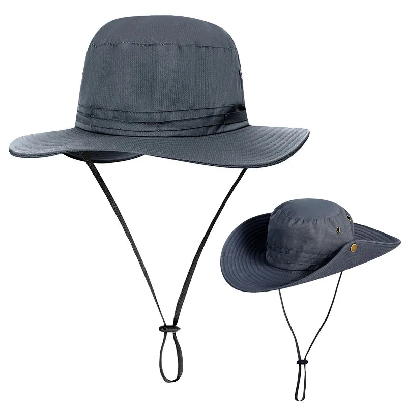 Darian – Embroidered band – Safari fishermans hat-10174850892103-Ivory Ombre