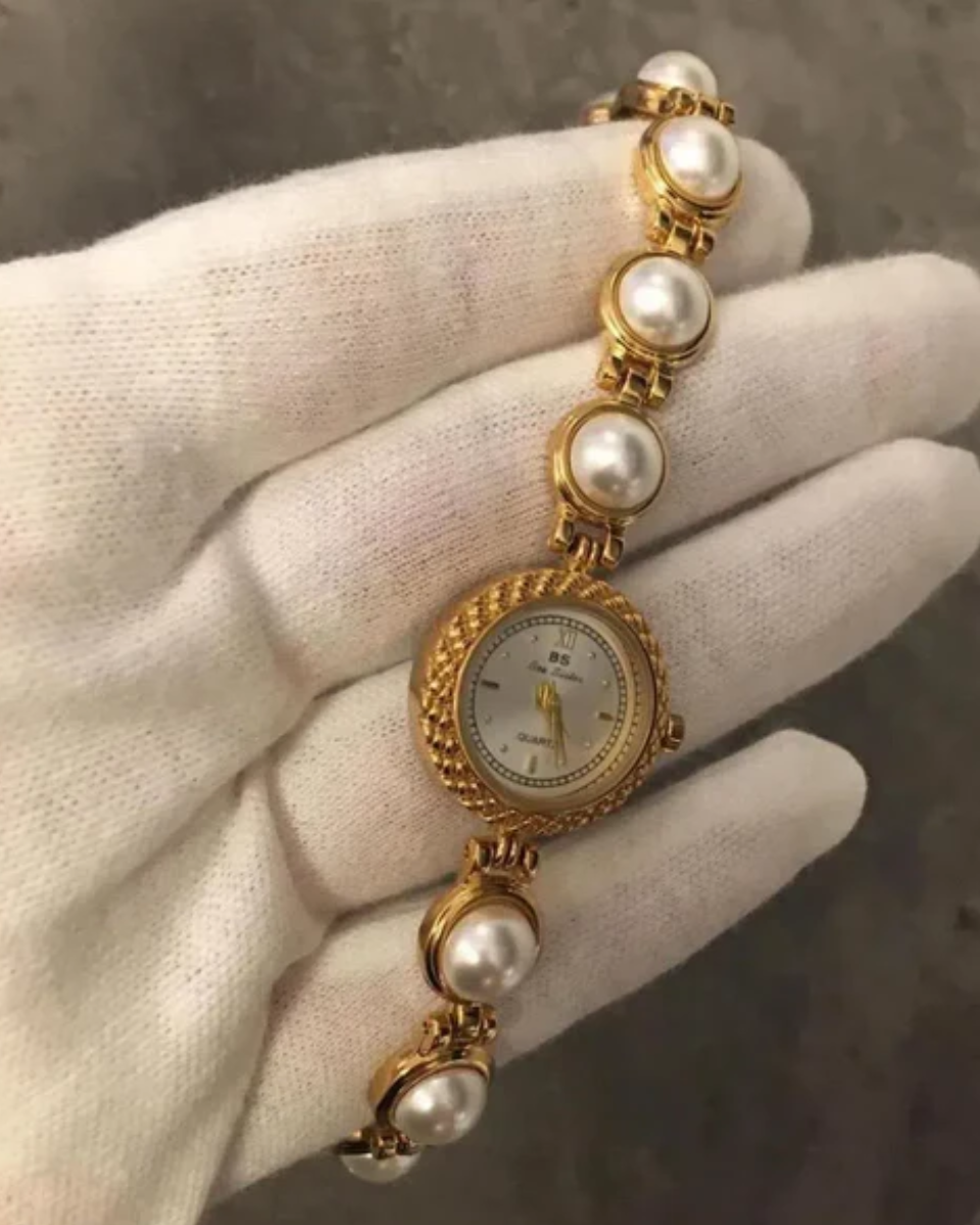 Diletta – Pearl-like accents – Vintage watch-10173356278087-Ivory Ombre